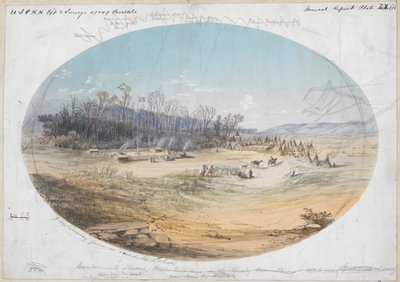 Cantonment Stevens, ser vestover av Unknown