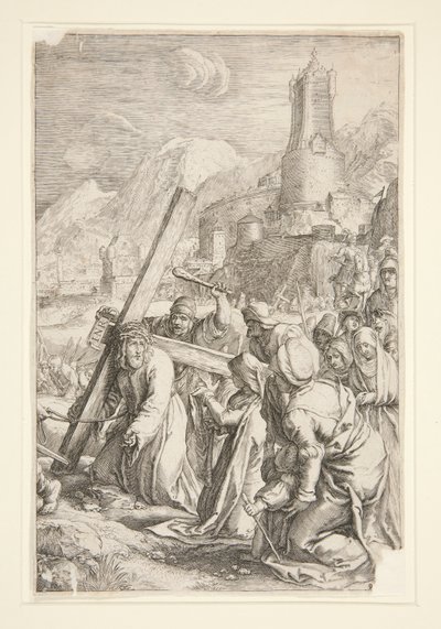 Kristus som bærer korset av Unknown
