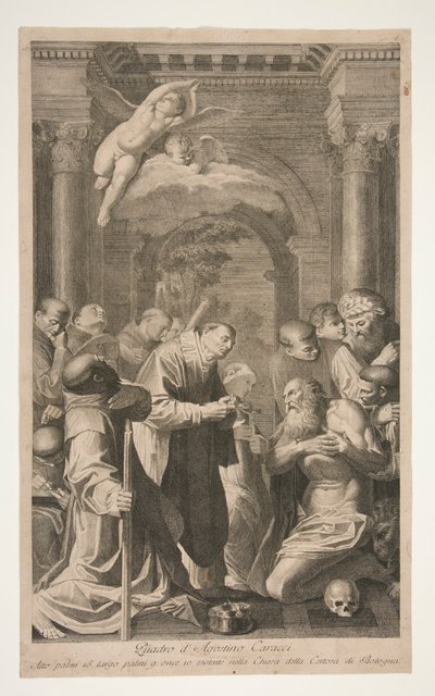 Nattverd av Saint Hieronymus av Unknown