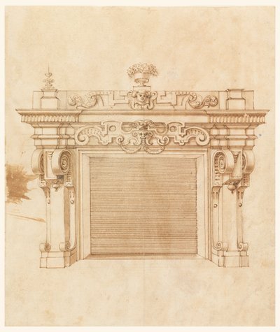 Design for en skorstein av Unknown