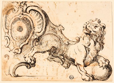 Design for en Andiron av Unknown