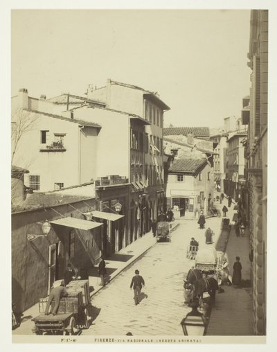 Firenze, via Nazionale av Unknown