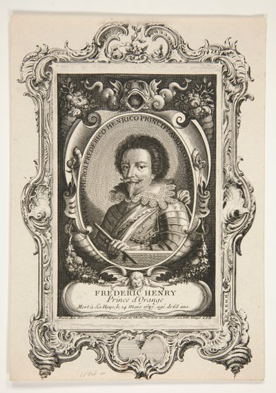 Frederic Henry, Prince of Orange, døde i Haag, 14. mars 1677, 63 år gammel av Unknown