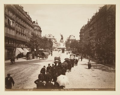 Funeral Cortege, Paris av Unknown