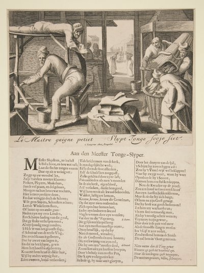 Le Maitre gaigne petiet. Slypt Tonge varm av Unknown
