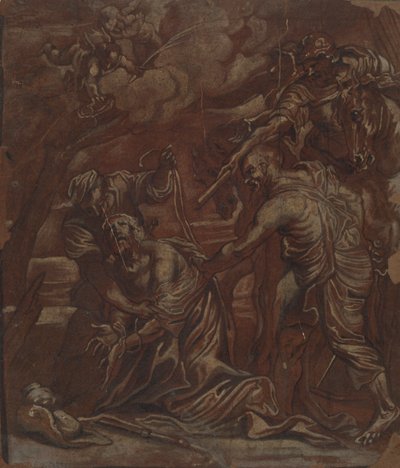 Sankt Jakob den størres martyrium av Unknown