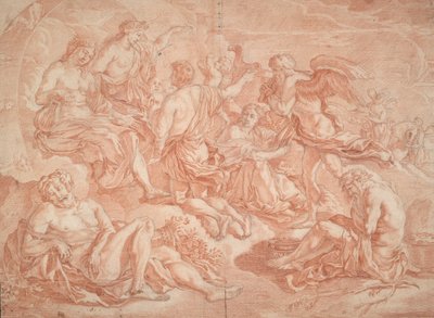 Phaeton Begging the Chariot of Apollo av Unknown
