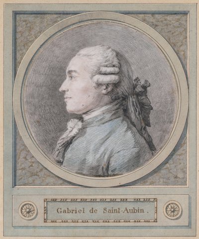 Portrett av en mann, sies å være billedhuggeren Clodion (1738-1814) av Unknown