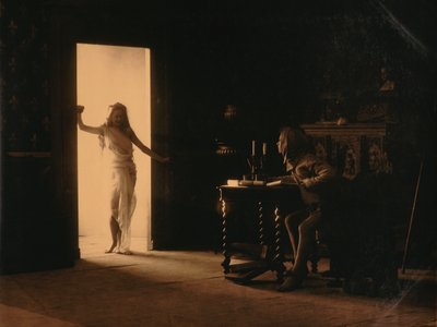 Scene fra stykket Boccaccio av Unknown