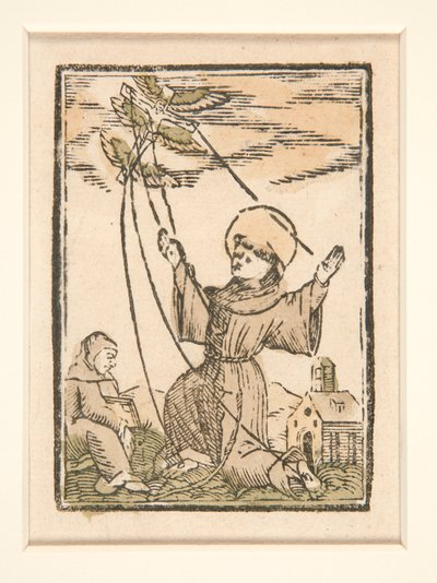 St. Frans av Assisi mottar Stigmata av Unknown