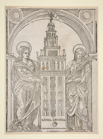 St. Justa og St. Rufina av Unknown