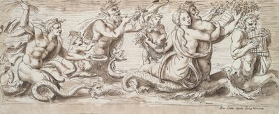 Tritons, Nereids og andre figurer av Unknown
