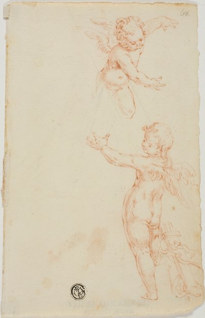 Two Winged Putti, One Flying   1285613   no       norwegian Successfully Translated  Original: The Nativity of Christ, c1440 Translat: 