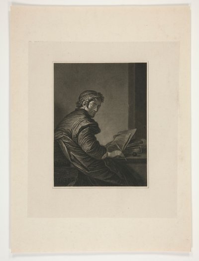 Ukjent [Forsker sitter ved skrivebordet] av Unknown
