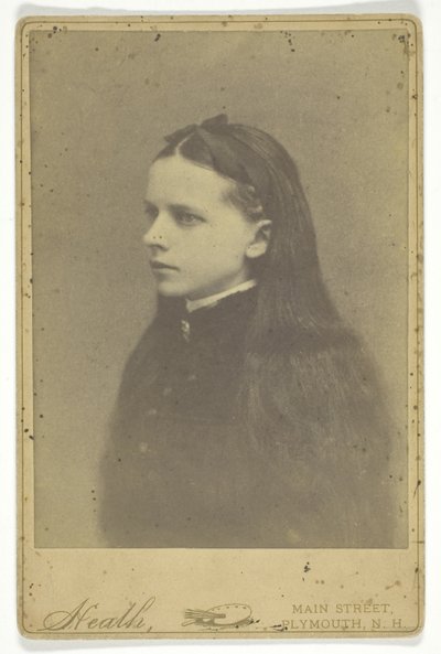 Uten tittel (jente med langt hår) av Unknown