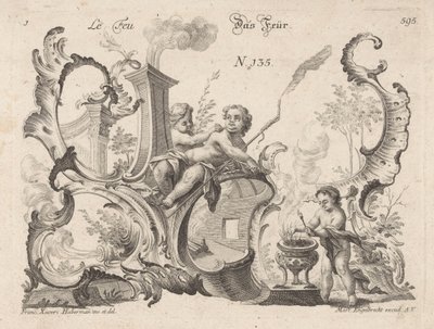 Fyrverkeri Le Feu / Das Feuer (tittel på objekt) Fire elementer (serietittel) av Unknown