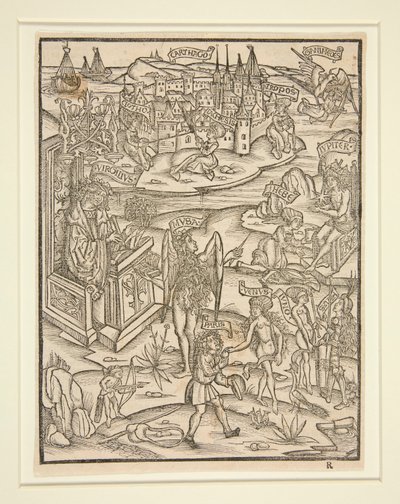 Tresnitt fra Strasbourg Virgil, 1502 av Unknown