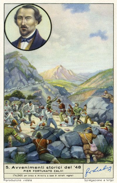 1848 italiensk revolusjon av Unknown artist