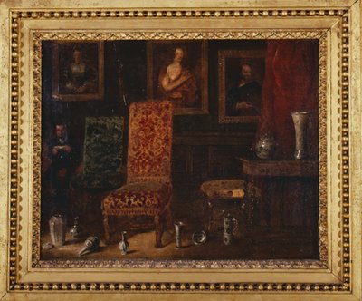 Interiør fra 1800-tallet av Unknown artist
