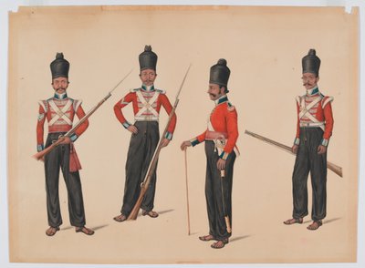 40. Madras innfødte infanteri av Unknown artist