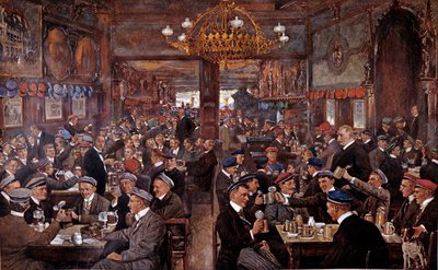 Et bryggeri i Leipzig (Tyskland) av Unknown Artist