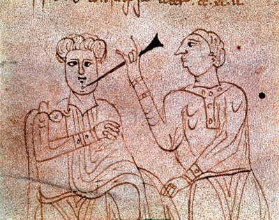 En tannkirurg opererer en miniatyrpasient fra manuskriptet "" De surgia""" Venezia Biblioteca Marciana fra 1200-tallet av Unknown artist