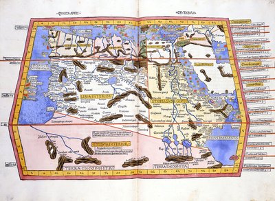 Afrika - i "Atlante Tolomeo" av Ptolemaios av Unknown artist