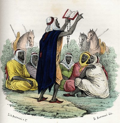 Algerie. Emiren Abd el Kader (Abd-el-Kader eller ibn Muhyi al-Din al-Hasani (al Din al-Hasani) (1808-1883) ba om en første jihad (hellig krig) i 1832. I "" Storia d
