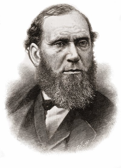 Allan Pinkerton (1819–1884), amerikansk detektiv av skotsk opprinnelse. av Unknown artist