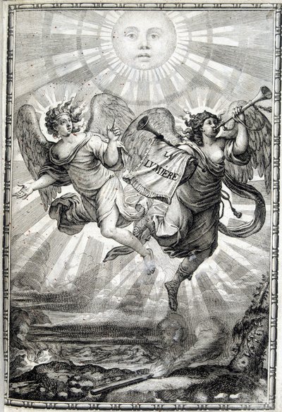 Allegorisk figur av lyset - Lyset til Monsignor den eminente kardinal Jules Mazarin (Giulio Raimondo Mazzarino eller Mazarino) (1602-1661) av Unknown artist