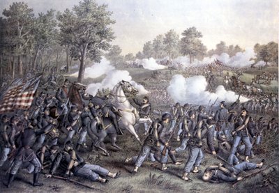 amerikanske borgerkrigen av Unknown artist