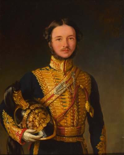 En offiser av den første troppen, Bombay Horse Artillery av Unknown artist
