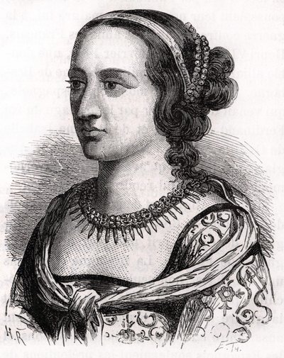 Anne av Frankrike, kjent som Lady of Beaujeu (1461 - 1522). av Unknown artist