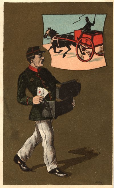 Anonym kromolitografi, slutten av 1800-tallet. av Unknown artist