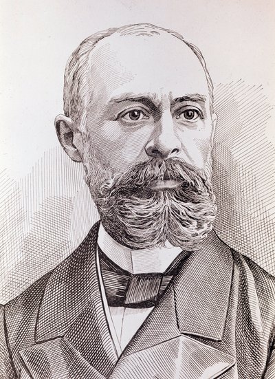 Antoine-Henri Becquerel , fransk fysiker (gravering) av Unknown artist