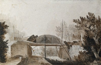 Arch of the Southampton Railway over Chelsea Road av Unknown artist