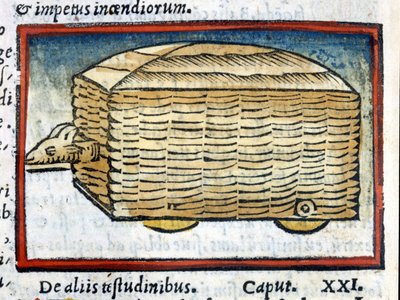 Væren - en slags tank - i "" De architectura""" av Vitruva fra 1630. av Unknown artist