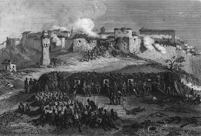 Assault of Constantine after a 7-day siege by the French army in October 1937, in “L