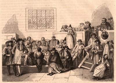 Forsamling av kvekere på 1700-tallet i London, Storbritannia av Unknown