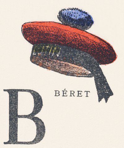 B: beret av Unknown artist
