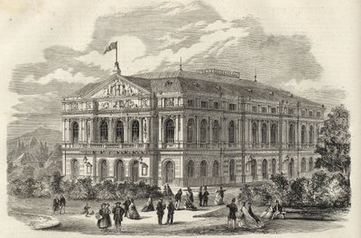 Baden Baden (Baden-Baden), Tyskland - Baden-teateret - 1867 av Unknown artist