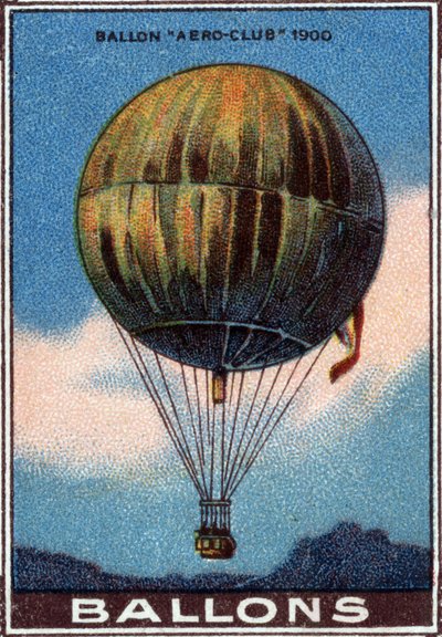 Ballong-«aeroklubb» («aeroklubb») av Unknown Artist