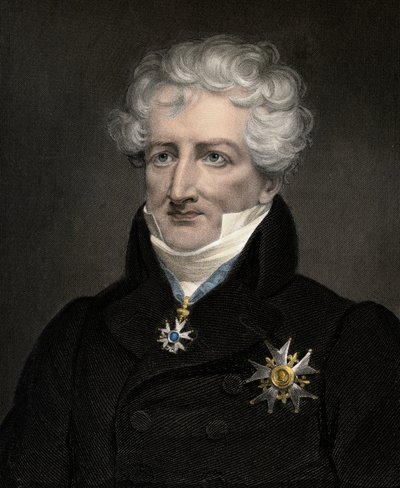 Baron Georges Cuvier (1764-1823) - gravering - 1800-tallet av Unknown artist