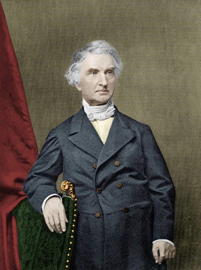 Baron Justus von Liebig, tysk kjemiker (1803-1873). av Unknown artist