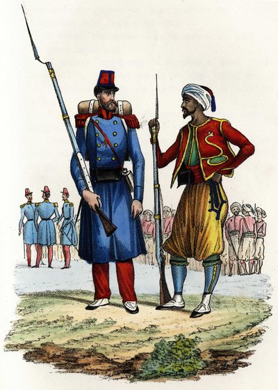 Battalion of the Foreign Legion formed and sent to Algeria in 1831; battalion of indigenous riders, formed and sent to Algeria in 1841. In “” Storia d