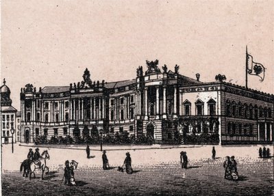 Berlin, Tyskland: utsikt over Imperial Palace Emperor