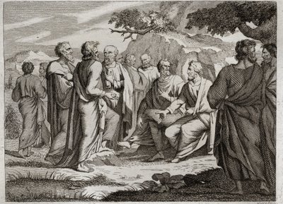Bibelen til Royaumont, Det gamle testamente: De tolv små profetene. De andre tolv profetene, vanligvis kalt de små profetene, fordi de etterlot seg et lite skriftsted. Illustrasjon fra 1811. av Unknown artist