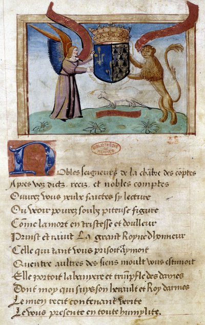 Blazon av Anne av Bretagne av Unknown artist