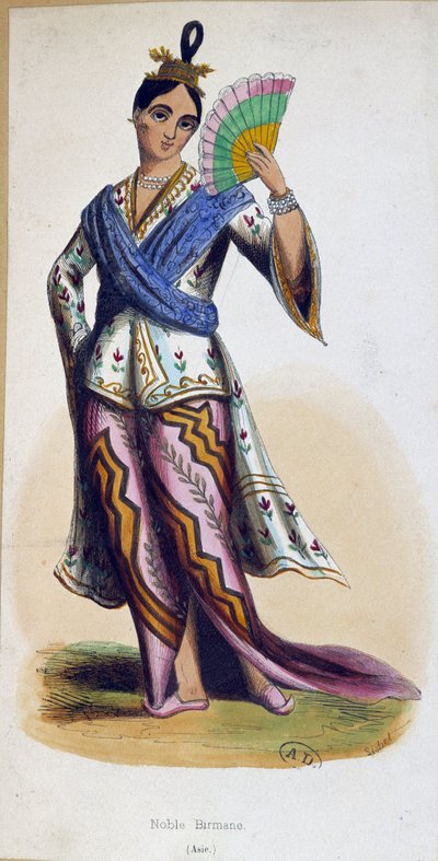 burmesisk adelsmann av Unknown artist