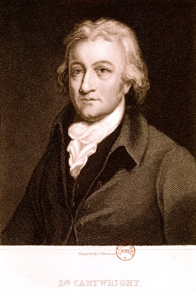CARTWRIGHT Edmund, engelsk oppfinner. Portrett (etsing). av Unknown Artist